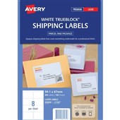 Avery White Address Laser Labels