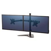 Fellowes 8043701 Platinum Series Dual Surface Mount Monitor Arm Black