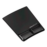 Fellowes 9182301 Gel Crystals Mouse Pad with Wrist Rest Black