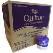 Quilton 03200 Toilet Paper 3 Ply 190 Sheet Carton 48 Rolls