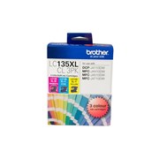 Brother LC135XLCL3PK Ink Cartridges CMY Colour Pack High Yield
