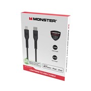 Monster MT12MLTOCTB Lightning to USBC Cable Black 12m