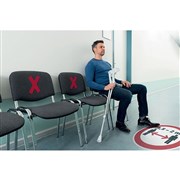 Durable 104903 Marking Shaped Cross Red  Pack 5