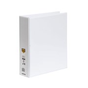 Marbig 5422008 Insert Binder A4 2 DRing 50mm PP White
