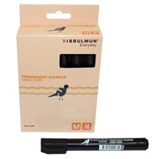 Bibbulmun Marker Permanent Chisel 271 Black Box of 12 1050862