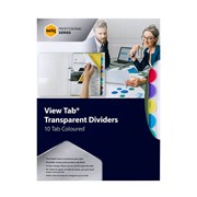 Marbig 37830A Professional Dividers 10 View Tab A4 PP MultiColoured
