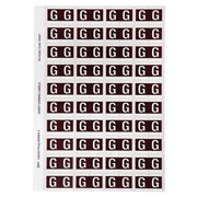 Avery 44507 G Side Tab Colour Coding Labels Brown Pack 240