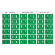 Avery 43306 F Side Tab Colour Coding Labels Light Green Pack 180