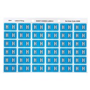 Avery 43308 H Side Tab Colour Coding Labels Blue Pack 180