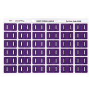 Avery 43309 I Side Tab Colour Coding Labels Purple Pack 180