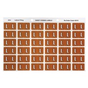 Avery 43312 L Side Tab Colour Coding Labels Mustard Pack 180