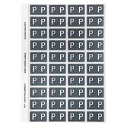Avery 44516 P Side Tab Colour Coding Labels Grey Pack 240