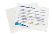 Cumberland SP6135 Sheet Protectors 125micron A4 Clear Pack 25