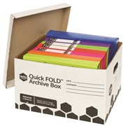 Marbig 80011 Archive Box Quickfold with Lid Box 15