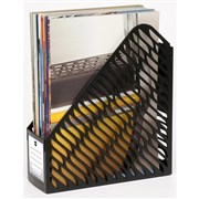 Marbig 864002B Magazine Rack Twin Pack Black