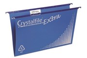Crystalfile 111601 Complete PP Suspension Files Foolscap Blue Pack 20