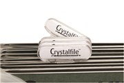 Crystalfile 111360C Clear Tabs Rounded Corners Pack 50