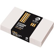 Olympic 141455 System Cards 152 x 102mm 6 x 4 Plain White Pack 100