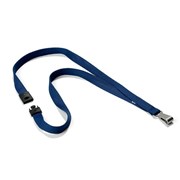 Durable 1812728 Textile Lanyard Soft Colour Midnight Blue