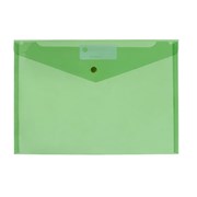 Marbig 2015004 Doculope Document Wallet With Button A4 Green Pack 10