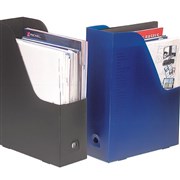 Marbig 2019102 Magazine Holder PP Black Pack 2