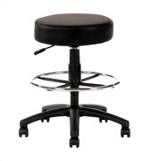 Drafting Stool YS119D Utility PU Black