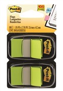 Post It Flags 680BG2 Twin Pack Bright Green