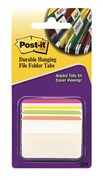 Post It Durable Tabs 686A1BB Angeled Hanging File 4 Assorted Fluro Colours