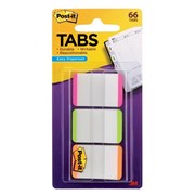 PostIt Durable Tabs 686LPGO 25 x 38mm 3 Assorted Colours