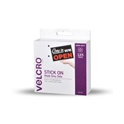 Velcro 42716 Self Adhesive Hook Only Dots 22mm White Pack 12520142