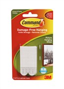 3M 17201 Command Adhesive Medium Picture Hanging Strips Pack 4