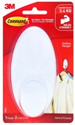 3M 17019 Command Clothes Hanger White Pack 1
