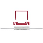 Avery 44009R Tubeclip File Fastener Red Complete Box 100