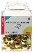 Esselte 45100 Drawing Pins Brass Pack 150