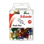Esselte 45110 Push Pins Assorted Pack 50