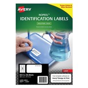 Avery 959231 L6146 No Peel Identification Labels Laser 635 x 339mm 24 Per Sheet Pack 10