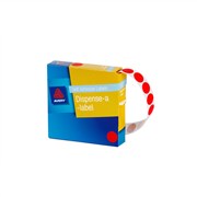 Avery 937235 Dispenser Dots 14mm Diameter Red Pack 1050