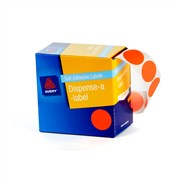 Avery 937248 Dispenser Dots 24mm Diameter Orange Pack 500