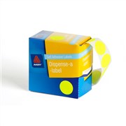 Avery 937295 Dispenser Dots 24mm Diameter Fluoro Yellow Pack 350