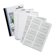 Durable 1869700 Name Badge Pin and Inserts 90 x 54mm Pack 20