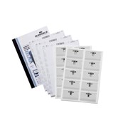 Durable 869900 Name Badge Combi Clip and Inserts 90 x 54mm Pack 20