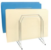 Marbig 87305 Step File Wire Organiser Large Silver