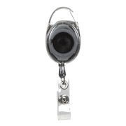 Rexel 9806112 ID Retractable Snap Lock Holder Charcoal