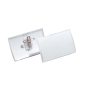 Durable 821419 Name Badge with Combi Clip 90 x 54mm Box 25