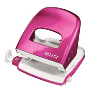 Leitz 0403060 2 Hole Punch 30 Sheet Wow Pink