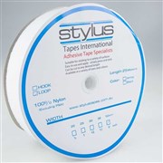 Stylus 3327 Self Adhesive Loop Only 50mm x 25m Roll White