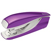 Leitz 55022262 Wow Half Strip 30 Sheet Stapler Purple