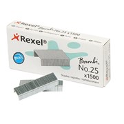 Rexel R05020 Bambi Staples No 25 254mm Box 1500