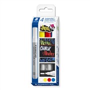 Staedtler 344 C4 Lumocolor Chalk Markers Assorted Colours