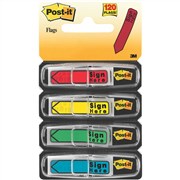 Post It 684SH Sign Here Mini Flags Pack 120